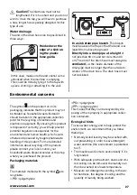 Предварительный просмотр 27 страницы Zanussi ZKG 2145 User Manual