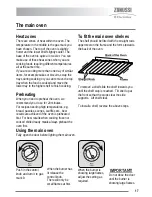 Preview for 17 page of Zanussi ZKG6020 User Manual