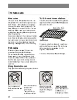 Предварительный просмотр 20 страницы Zanussi ZKG6040ZKG6040WFN User Manual