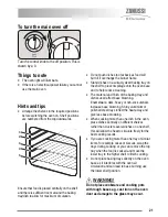 Предварительный просмотр 21 страницы Zanussi ZKG6040ZKG6040WFN User Manual