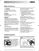 Предварительный просмотр 15 страницы Zanussi ZKH 2105 User Manual