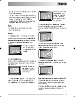 Предварительный просмотр 17 страницы Zanussi ZKH 2105 User Manual