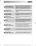 Предварительный просмотр 7 страницы Zanussi ZKH 2145 User Manual