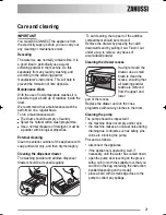 Предварительный просмотр 21 страницы Zanussi ZKH 2145 User Manual