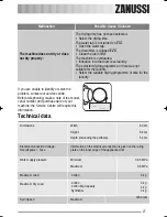 Предварительный просмотр 27 страницы Zanussi ZKI 525 User Manual