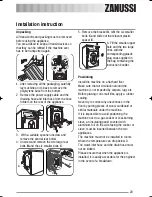 Предварительный просмотр 29 страницы Zanussi ZKI 525 User Manual