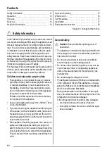 Предварительный просмотр 12 страницы Zanussi ZKK8023 User Manual