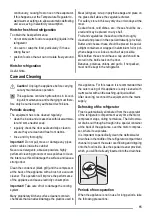 Предварительный просмотр 15 страницы Zanussi ZKK8023 User Manual