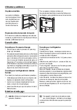 Предварительный просмотр 24 страницы Zanussi ZKK8023 User Manual