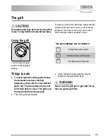 Preview for 15 page of Zanussi ZKM6040 User Manual