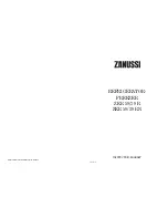 Предварительный просмотр 1 страницы Zanussi ZKR 59 RN Instruction Booklet