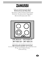 Zanussi ZKT 623 LN Operating And Installation Instructions preview