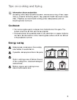 Preview for 15 page of Zanussi ZKT 641 H Installation And Operating Instructions Manual