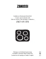 Zanussi ZKT 651 DX Installation And Operating Instructions Manual preview