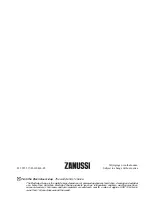 Preview for 56 page of Zanussi ZKT 652 DX Installation And Operating Instructions Manual