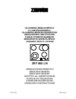 Preview for 1 page of Zanussi ZKT 662 LN Operating Instructions Manual