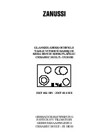 Zanussi ZKT 862 HN Instruction Manual preview