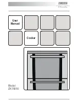 Zanussi ZKT6050 User Manual preview