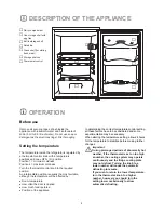 Предварительный просмотр 4 страницы Zanussi ZL 95 W Instruction Booklet