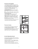 Предварительный просмотр 5 страницы Zanussi ZL 95 W Instruction Booklet