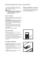 Предварительный просмотр 7 страницы Zanussi ZL 95 W Instruction Booklet