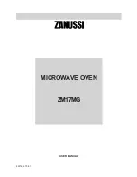 Zanussi ZM17MG User Manual preview