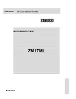 Zanussi ZM17ML User Manual preview