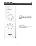 Preview for 63 page of Zanussi ZM21M1S User Manual