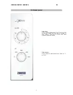 Preview for 76 page of Zanussi ZM21M1S User Manual