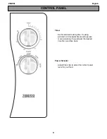 Preview for 9 page of Zanussi ZM23M User Manual