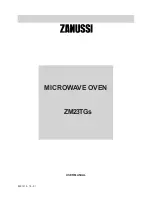 Предварительный просмотр 1 страницы Zanussi ZM23TG User Manual