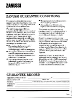 Предварительный просмотр 44 страницы Zanussi ZM700 Instructions For Use And Care Manual