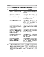 Preview for 19 page of Zanussi ZMB 30 CST Instruction Manual