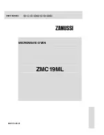 Zanussi ZMC19ML User Manual preview