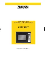 Preview for 1 page of Zanussi ZMC40ST Instruction Booklet