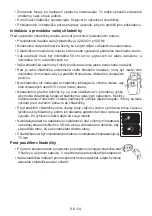 Preview for 54 page of Zanussi ZNME32FU0 User Manual