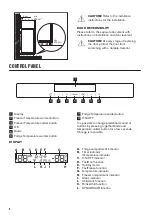 Предварительный просмотр 8 страницы Zanussi ZNTN19ES1 User Manual