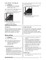 Предварительный просмотр 9 страницы Zanussi ZOA35525 User Manual