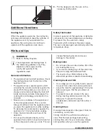 Предварительный просмотр 10 страницы Zanussi ZOA35525WK User Manual