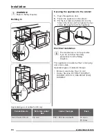 Предварительный просмотр 24 страницы Zanussi ZOA35525WK User Manual