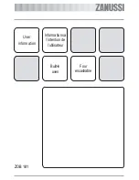 Предварительный просмотр 1 страницы Zanussi ZOB 181 User Information