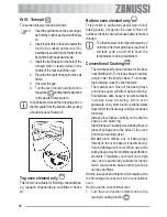 Предварительный просмотр 14 страницы Zanussi ZOB 181 User Information