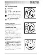 Preview for 7 page of Zanussi ZOB 231 User Information