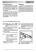 Предварительный просмотр 8 страницы Zanussi ZOB 240 User Manual