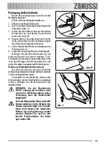 Предварительный просмотр 15 страницы Zanussi ZOB 240 User Manual