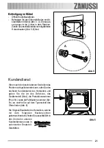 Предварительный просмотр 21 страницы Zanussi ZOB 240 User Manual