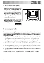 Предварительный просмотр 46 страницы Zanussi ZOB 240 User Manual