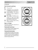 Предварительный просмотр 6 страницы Zanussi ZOB 330 User Information