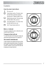 Предварительный просмотр 7 страницы Zanussi ZOB 341 User Information