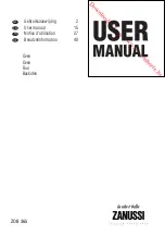 Zanussi ZOB 365 User Manual предпросмотр